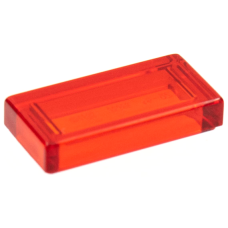 LEGO 3069b Trans Red Tile 1 x 2 with Groove, 30070, 35386, 37293, 54285, 88630 (losse stenen 17-3)*